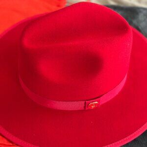 Keith James Queen Fedora Rose Red (Large)